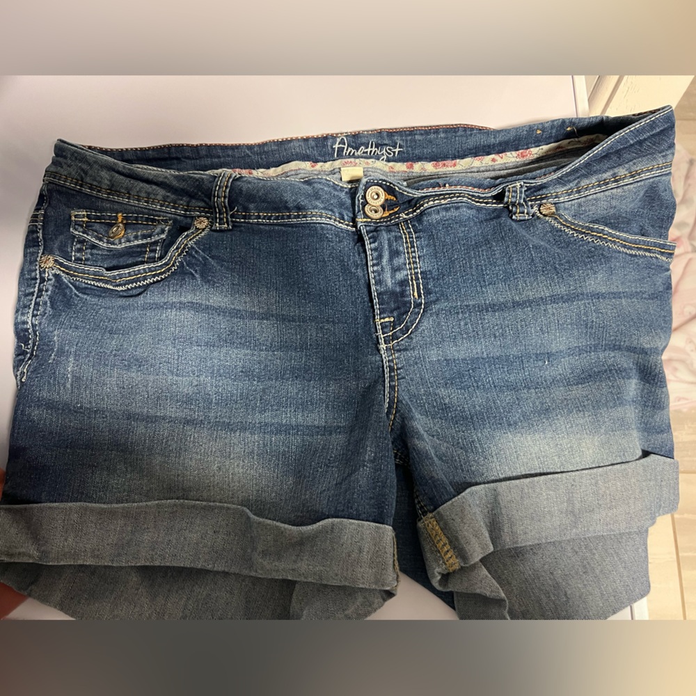 Amethyst Jeans Women's Classic Blue Boyfriend Jeans